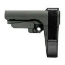 SB Tactical SBA3 5-Position Adjustable Stabilizing Brace Stealth Grey - Sb-Tactical
