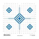 Caldwell Paper Target 16" Sight In Blue 10/ct - Caldwell