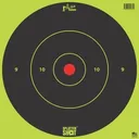Pro-Shot Splatter Shot 12" Green Bullseye Tag Paper Target 5/ct - Pro-Shot