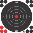 Splatter Shot 12" White Bull's-Eye Target 5/ct - Pro-Shot