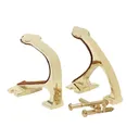 Allen Shotgun and Rifle Wall Mount Hooks Brass - Allen