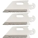 Cold Steel Click-N-Cut Replacement Blade 3/pk - 2-1/2" Reverse Tanto Serrated - Cold Steel