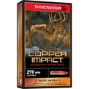 Winchester Copper Impact Rifle Ammunition 270 Win 130 gr. BT 3000 fps 20/ct - Winchester