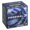 Federal Game-Shok Upland Game Hi Brass Load Shotshells 20 ga 3" 1-1/4 oz 1300 fps #5 25/ct - Federal