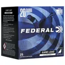 Federal Game-Shok Upland Game Hi Brass Load Shotshells 20 ga 3" 1-1/4 oz 1300 fps #6 25/ct - Federal
