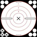 Birchwood Casey Shoot-N-C White/Black Bull's-Eye "X" Targets - Birchwood-Casey