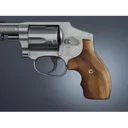 Hogue Grips S&W J Frame Round Butt Goncalo Alves Ultra Compact Bantam Grip - Hogue