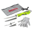 Mr Crappie Fillet Knife 8'' Green SlabOMaticElectric - Mr-Crappie-Baits