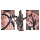 Uncle Mike's Sidekick Vertical Shoulder Holsters Fits 3-3/4" - 4 1/2" Brl, Lg. Auto - RH - Uncle-Mike-S