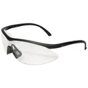 Edge Eyewear Fastlink Shooting Glasses Black Frame with Clear G15 Vapor Shield Lens - Edge-Eyewear