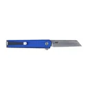 CRKT CEO Microflipper Folding Knife 2-1/5" Sheepsfoot Blade Blue - Colombia-River-Knife-Tool