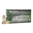 Remington Subsonic Handgun Ammunition 9mm Luger 147gr FNEB 945 fps 50/ct - Remington