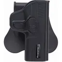 Bulldog Rapid Release Polymer Holster with Paddle Fits Hi-Point 40SW & 45ACP Black RH - Bulldog
