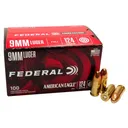 Federal American Eagle Handgun Ammo 9mm Luger 124 gr FMJ 1150 fps 100/ct - Federal