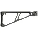 Midwest Industries Picatinny Side Folding Fixed Extruded Stock Black - Midwest