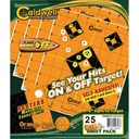 Caldwell 8" Sight-In Orange and Black Target 25 Sheets - Caldwell
