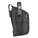 Bulldog Extreme Handgun Holster with Belt Loop and Clip for Mini Semi-Autos with 2" Barrel and Laser Black Ambi - Bulldog Cases