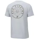 Huk Reel On Short Sleeve Shirt White S - Huk