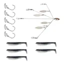 Yum Scottsboro Kit 3'' 5Wire Babyblugll 11pc - Yum-Baits