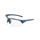 Smith & Wesson Corporal Shooting Glasses Half Frame Blue with Clear Lens - Smith-Wesson