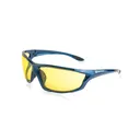 Smith & Wesson Major Full Frame Shooting Glasses Blue with Amber Lens - Smith-Wesson