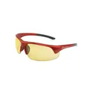 Smith & Wesson Corporal Shooting Glasses Half Frame Red with Amber Lens - Smith-Wesson