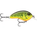 Rapala OG Tiny 4 Crankbait 2-1/4" 5/16 oz Chartreuse Rootbeer Crawdad - Rapala-Lures