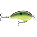 Rapala OG Tiny 4 Crankbait 2-1/4" 5/16 oz Hot Copper Green Shad - Rapala-Lures