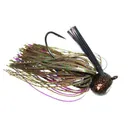 Jewel Football Jig 3/4 Grn Pump Candy/Purp Flash - Jewel-Hound-Dog-Lure