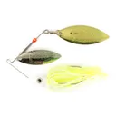 Nichols Pulsator Metal Flake 3/8 White Chart/Nkl-Gld Grn - Nichols-Lures
