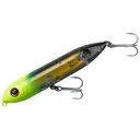 Heddon Super Spook Jr. Black/Chart Gold Insert - Heddon-Fishing-Lures