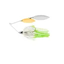 War Eagle 2-Willow 1/2oz Nickel Hot White Shad - War-Eagle-Lures
