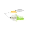 War Eagle 2-Willow 3/8oz Nickel Hot White Shad - War-Eagle-Lures