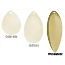 Hildebrandt Gold Willowleaf Size 6 - 3pk - Bayou-Rattler-Products