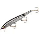 Rebel Minnow Jointed Jerkbait 4-1/2" 7/16 oz Silver/Black - Rebel-Lures