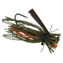 Jewel Finesse Jig 5/16 Green Gourd & Orange Flk 2pk - Jewel-Hound-Dog-Lure