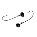 Jewel Squirrel Head 1/4oz Black 3pk - Jewel-Hound-Dog-Lure