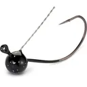 VMC Wacky Weedless Jig 1/8 Black 4pk - Vmc-Weights
