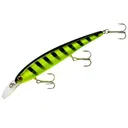 Bandit Walleye Shallow Jerkbait 4-3/4" 5/8 oz Chartreuse Black Stripes - Bandit-Lures