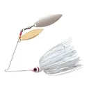 Booyah Blade Double Willow 1/2oz Satin Silver Glimmer - Booyah-Baits