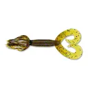 Yamamoto DT Hula Grub 4'' Green Pkn/LgGrn Purple 10pk - Gary-Yamamoto-Lures