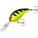 Bandit 300 Series Crankbait 2" 1/4 oz Chartreuse Black Stripes - Bandit-Lures