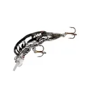 Rebel Teeny Wee Crawfish Crankbait 1-1/2" 1/10 oz Silver/Black - Rebel-Lures