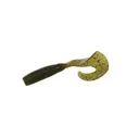 Yamamoto SingleTail Grub 5'' Green Pumpkin Black 20pk - Gary-Yamamoto-Lures
