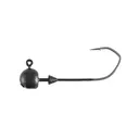 Missile Baits NedBall Head Jig Head 1/8 oz Black 3/ct - Missile-Bait