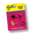 Betts Dry Fly Series Assorte Size 10 4pk - Betts-Tackle