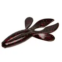 Zoom Z-Hog 4'' Black Red Glitter 8pk - Zoom-Baits