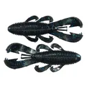 Googan Bandito Bug 3.3'' Soft Bait Black Blue Flake 9pk - Googan-Baits