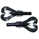 Googan Krackin' Craw 3'' Black Blue Flake 10pk - Googan Baits