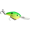 Strike King Pro Model 6XD Crankbait 1 oz Green Back Chartreuse - Strike-King-Lures